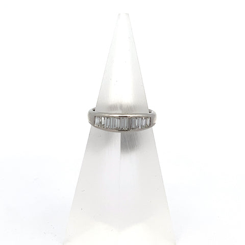 40535 - Platinum Channel Set Baguette Diamond Ring