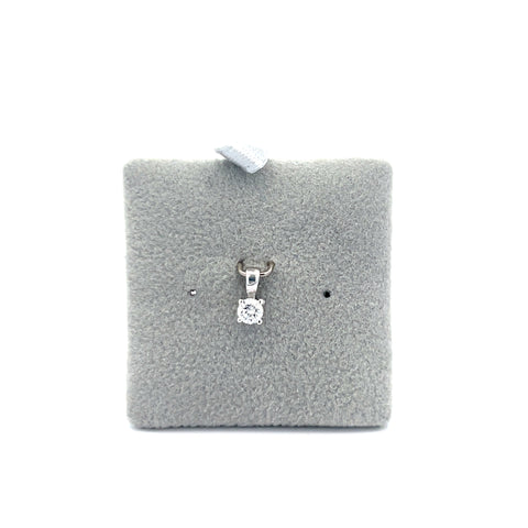 18KT WG Round Diamond Pendant 0.13ct