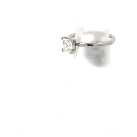 40440 - Platinum Princess Diamond Ring