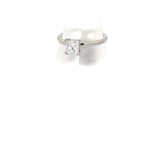 40440 - Platinum Princess Diamond Ring