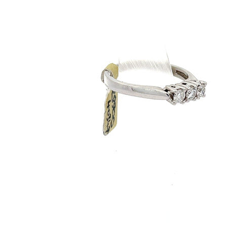 40347 - 18KT WG Round Three Stone Diamond Ring