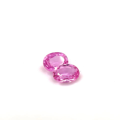 Pink Sapphire Oval Pairs 0.43cts