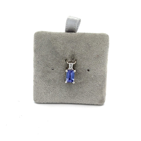 PNDTANZ3 - 18KT WG Tanzanite Pendant