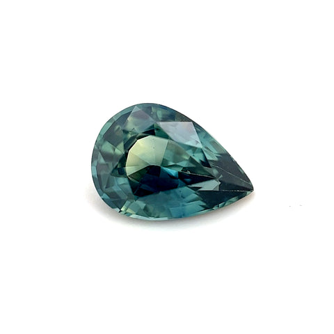 Teal Sapphire 1.28ct Pear