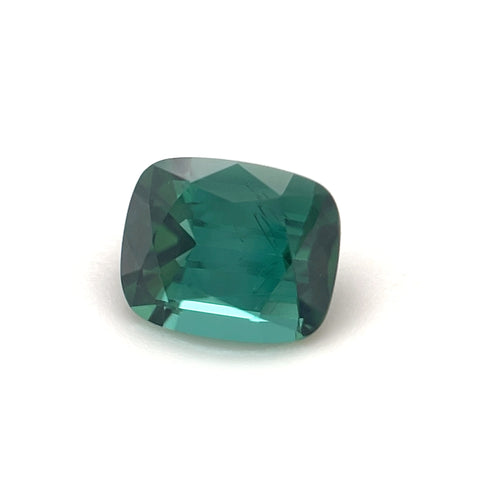 Teal Tourmaline 1.31ct Cushion