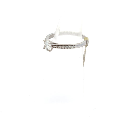 40458 - 18KT WG Round Diamond Ring