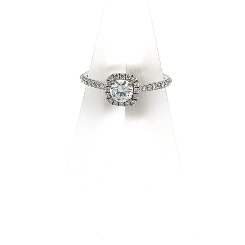 40488 - 18KT WG Round Diamond Ring