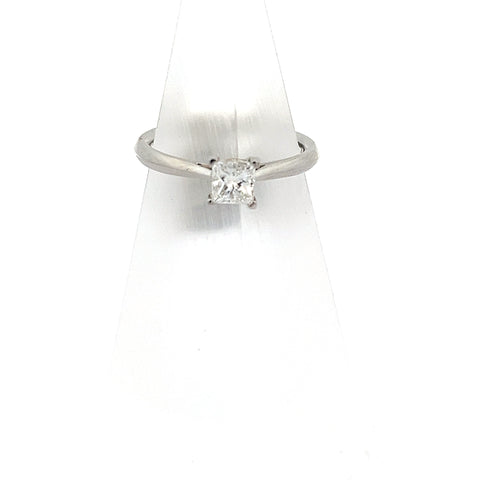 40445 - Platinum Princess Diamond Ring