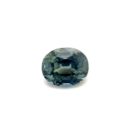 No Heat Colour Change Teal Tanzanian Sapphire 1.51ct Oval