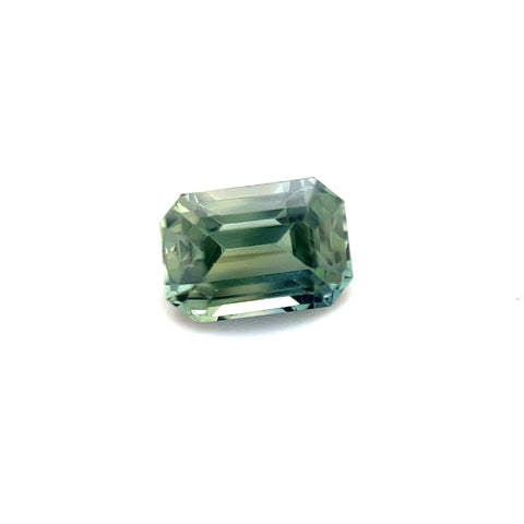 Teal Sapphire Sri Lanka 1.53ct Octagonal
