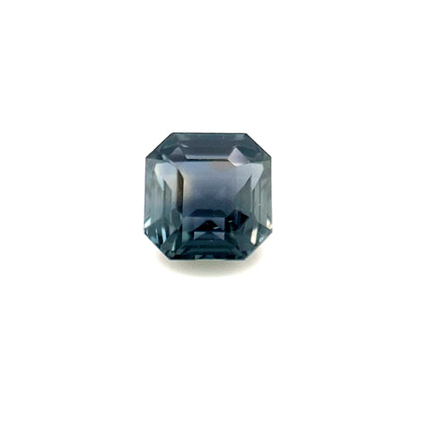 No Heat Colour Change Tanzania Teal Sapphire 1.58ct Square Octagonal