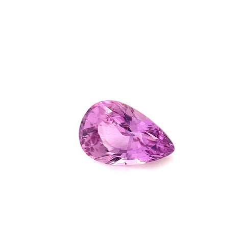 No Heat Tanzanian Pear Pink Sapphire 1.08ct