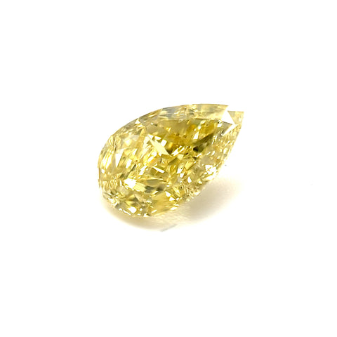 Natural Fancy Brownish Yellow 1.01ct Pear