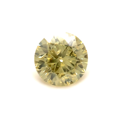 Natural Fancy Intense Yellow 1.39ct Round