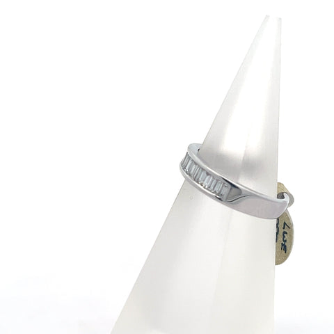 40559 - 18kt WG Eternity Ring with Baguette Cut Diamonds