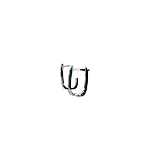 18kt WG Diamond Hoop Earrings 0.15cts