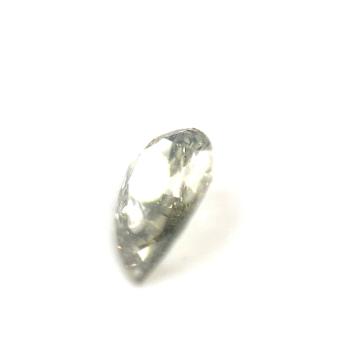 Natural Fancy Dark Gray-Greenish Yellow 1.00ct Pear Cut Diamond