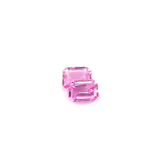 Pink Sapphire Octagonal Pairs 0.42cts