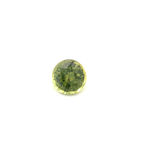 Green Sapphire 0.74ct Round