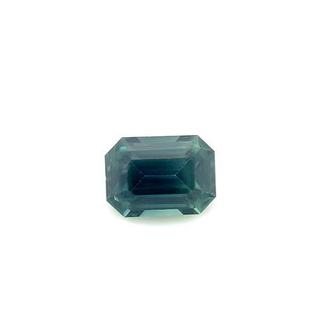 Teal Sapphire 1.07ct Octagonal