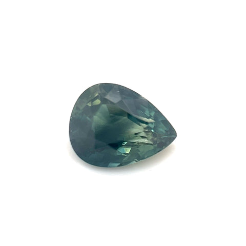 Teal Sapphire 1.57ct Pear