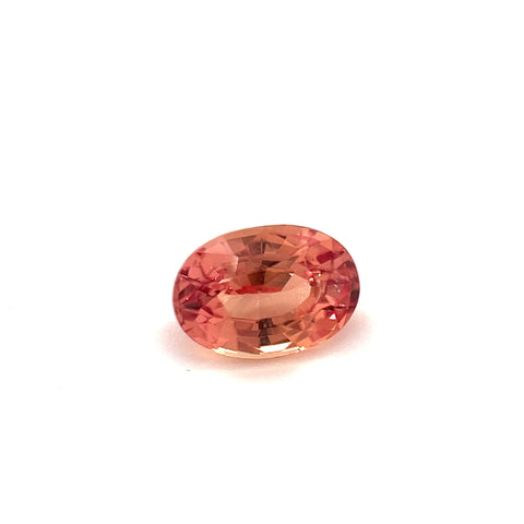 Brownish Orange Sapphire 0.81ct Oval