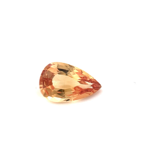 Brownish Orange Pear Sapphire 0.79ct
