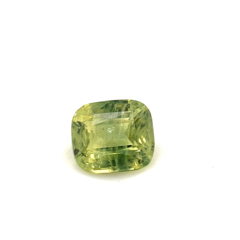 Green Sapphire 1.04ct Cushion