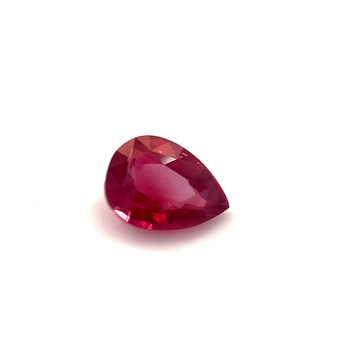 Ruby 0.86ct Pear