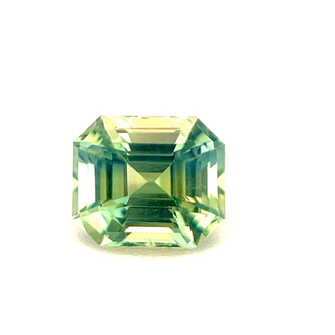 Green Sapphire 1.12ct Octagonal