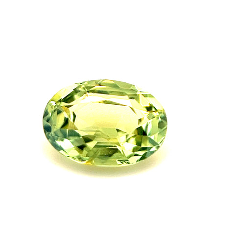 Green Sapphire 1.02ct Oval