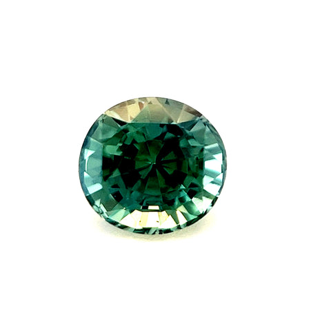 Green / Teal Sapphire 1.05ct Oval