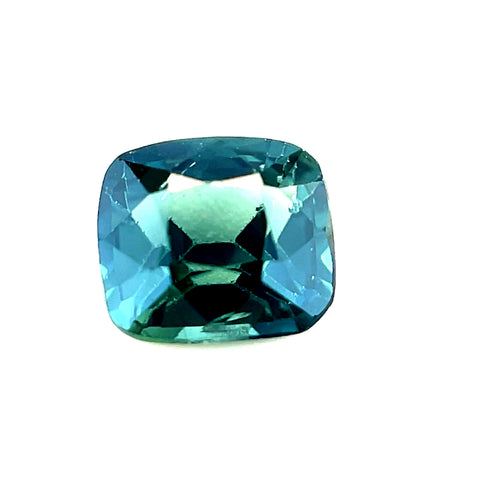 Teal Sapphire 0.95ct Cushion
