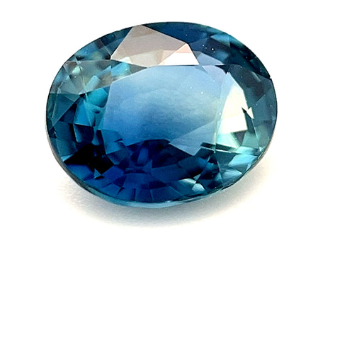 Teal Sapphire 1.54ct Oval