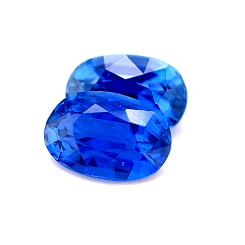 Fine Madagascar Sapphire 1.35cts Oval Pair
