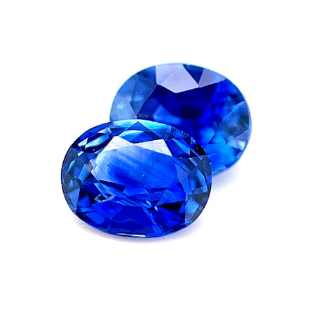 Fine Madagascar Sapphire 1.04cts Oval Pair