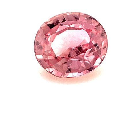 Peach Sapphire 0.83ct Oval