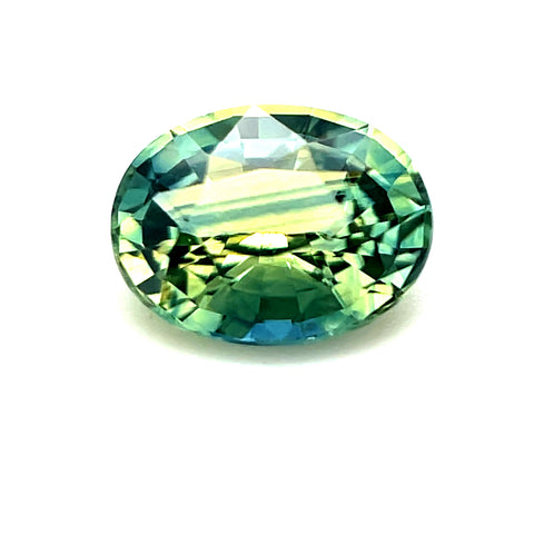 Bi-colour Teal Sapphire 1.02ct Oval
