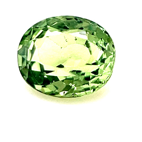 Green Teal Sapphire 0.65ct Oval