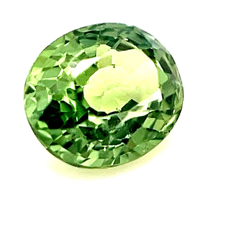 Green Teal Sapphire 0.65ct Oval
