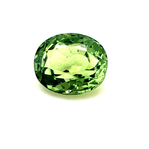 Green Teal Sapphire 0.65ct Oval
