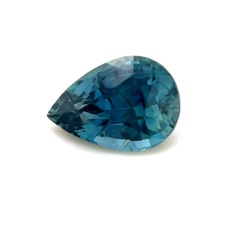 Teal Sapphire Madagascar 1.03ct Pear