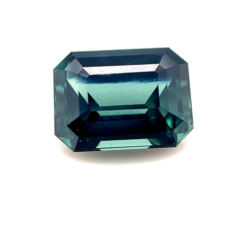 Teal Sapphire Madagascar 1.64ct Octagonal