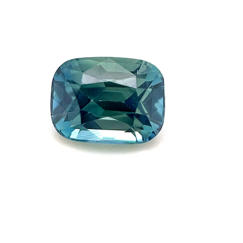 Teal Sapphire Madagascar 1.04ct Cushion