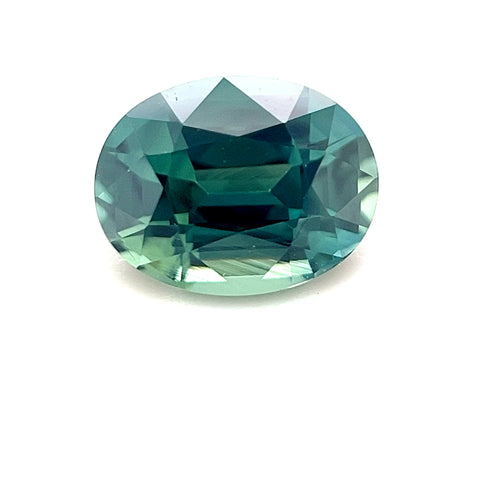 Teal Sapphire Madagascar 1.65ct Oval