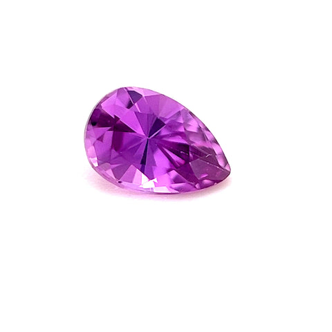 Purple Sapphire Madagascar 0.56ct Pear
