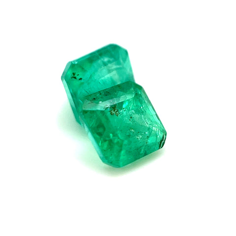 Emerald Pair 1.71cts Octagonal