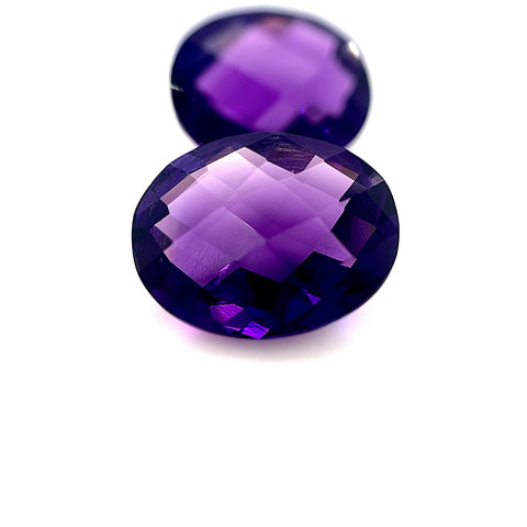 Amethyst 15.74cts Ovals