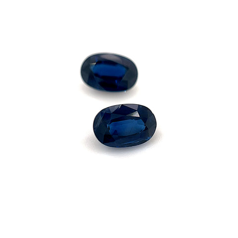 Blue Sapphire 1.44cts Oval Pair