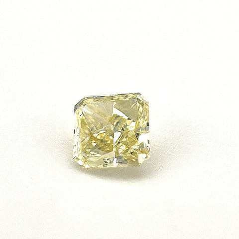 Natural Fancy Yellow 0.40ct Radiant